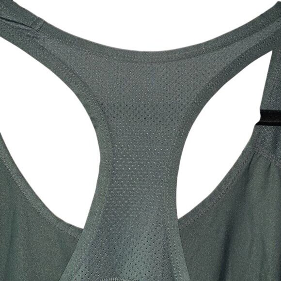 Xersion Womens Racerback Tank Top L Green Lightweight Athletic Activewear 100% P - Picture 6 of 9